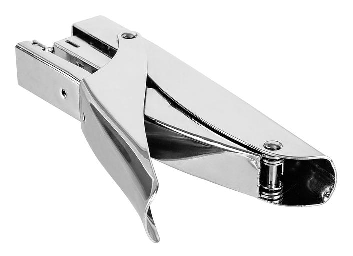 Плиер Deli E0346S 24/6 26/6 (25листов) серебристый металл фото 4