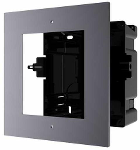 Рамка монтажная на 1 модуль, врезная с пластиковым монтажным основанием Hikvision DS-KD-ACF1/Plastic фото 1
