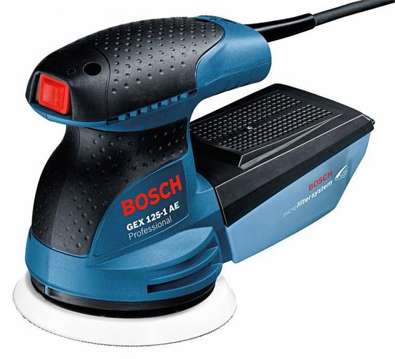 Эксцентриковая шлифовальная машина Bosch GEX 125-1 AE 250Вт фото 1