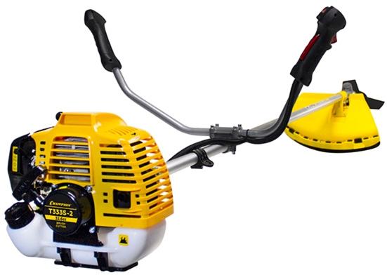 Триммер бензиновый Champion T333S-2 900Вт 1.22л.с. неразбор.штан. реж.эл.:леска/нож фото 1