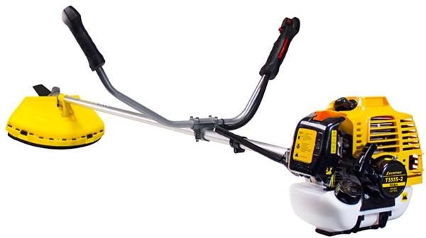 Триммер бензиновый Champion T333S-2 900Вт 1.22л.с. неразбор.штан. реж.эл.:леска/нож фото 2
