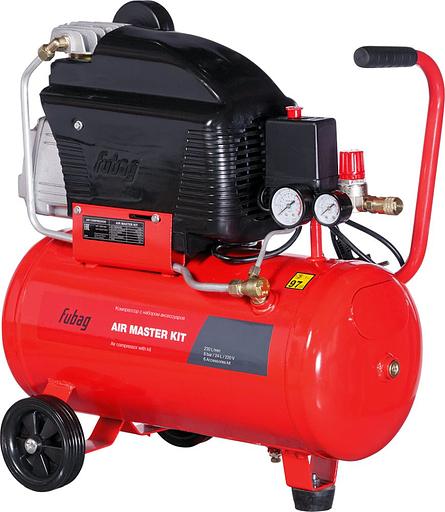 Компрессор поршневой Fubag Air Master Kit 6 масляный 230л/мин 24л 1500Вт красный/черный фото 3