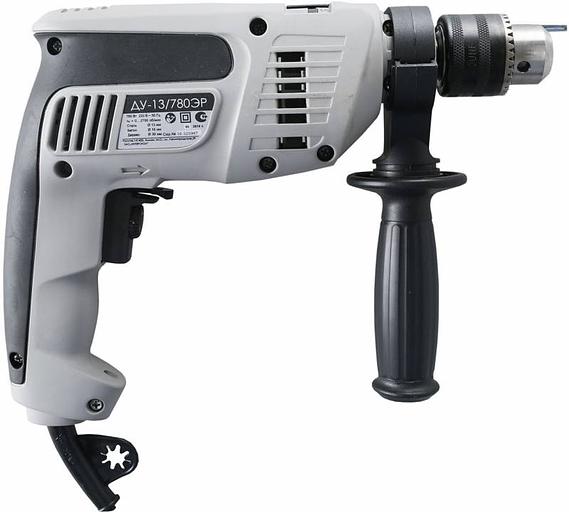 Дрель ударная Интерскол ДУ-13/780ЭР 780Вт патрон:кулачковый реверс фото 2
