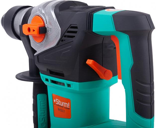 Перфоратор Sturm! RH2517 патрон:SDS-plus уд.:5.5Дж 1700Вт (кейс в комплекте) фото 3