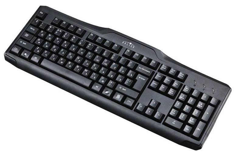 Клавиатура Оклик 170M черный USB фото 2