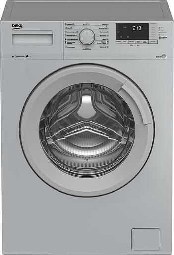 Стиральная машина Beko WSRE6512ZSS класс: A загр.фронтальная макс.:6кг серебристый фото 1