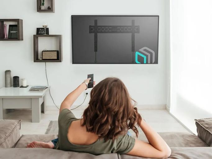 Кронштейн для телевизора Onkron TM6 черный 43"-85" макс.68кг настенный наклон фото 2