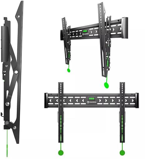Кронштейн для телевизора Onkron TM6 черный 43"-85" макс.68кг настенный наклон фото 5