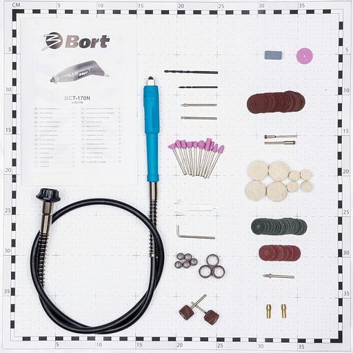 Гравер Bort BCT-170N 170Вт насадок:60 кейс фото 4