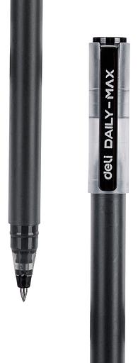 Ручка гелевая Deli EG16-BK Daily MAX 0.5мм черный черные чернила фото 5