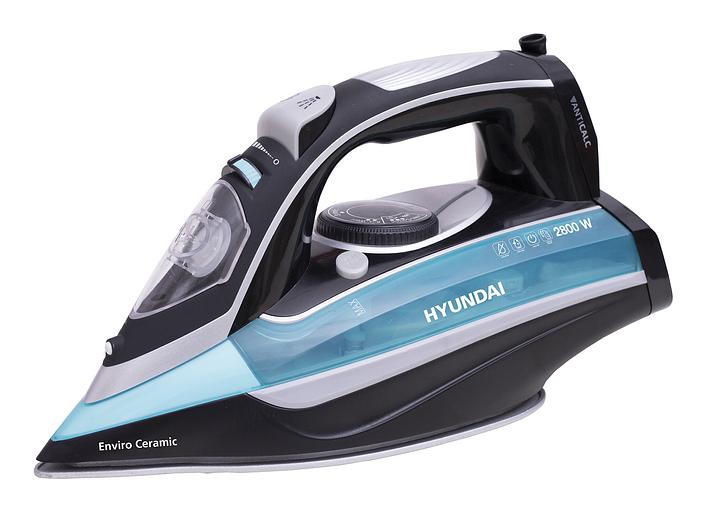 Утюг Hyundai H-SI01336 2800Вт черный/голубой фото 1