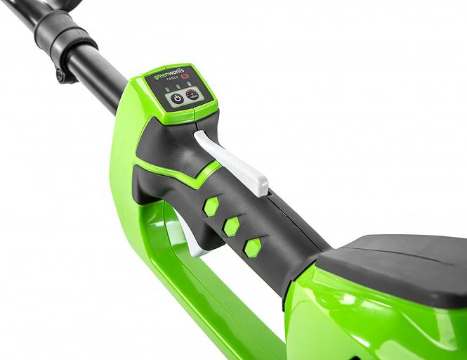 Триммер электрический Greenworks GD40BCK4 аккум. разбор.штан. реж.эл.:леска/нож фото 4