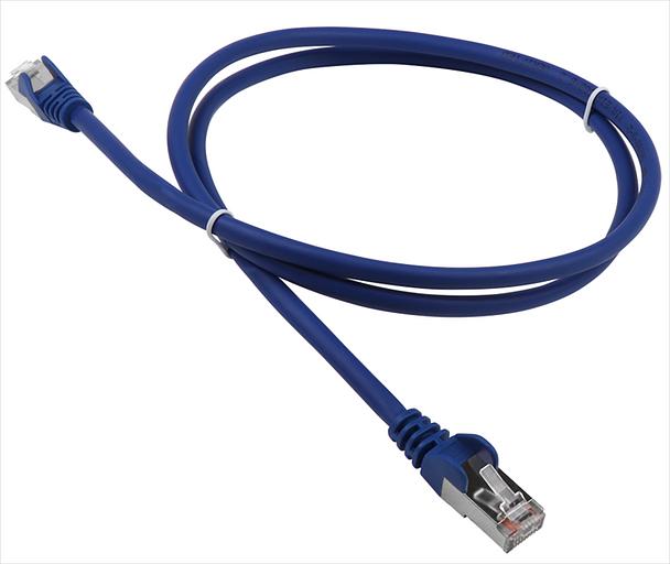 Патч-корд Lanmaster LAN-PC45/S5E-5.0-BL UTP вилка RJ-45-вилка RJ-45 кат.5е 5м синий LSZH (уп.:1шт) фото 1