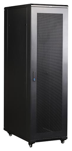 Шкаф коммутационный Lanmaster (TWT-CBB-42U-6X10-P1) 42U 600x1000мм пер.дв.перфор. задн.дв.перфор.2-хст. 2 бок.пан. 800кг черный IP20 фото 9