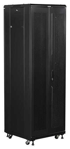 Шкаф коммутационный Lanmaster (TWT-CBB-42U-6X10-P1) 42U 600x1000мм пер.дв.перфор. задн.дв.перфор.2-хст. 2 бок.пан. 800кг черный IP20 фото 10