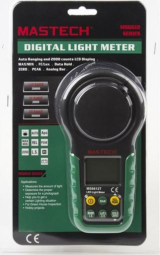 Люксметр Mastech MS6612T фото 2