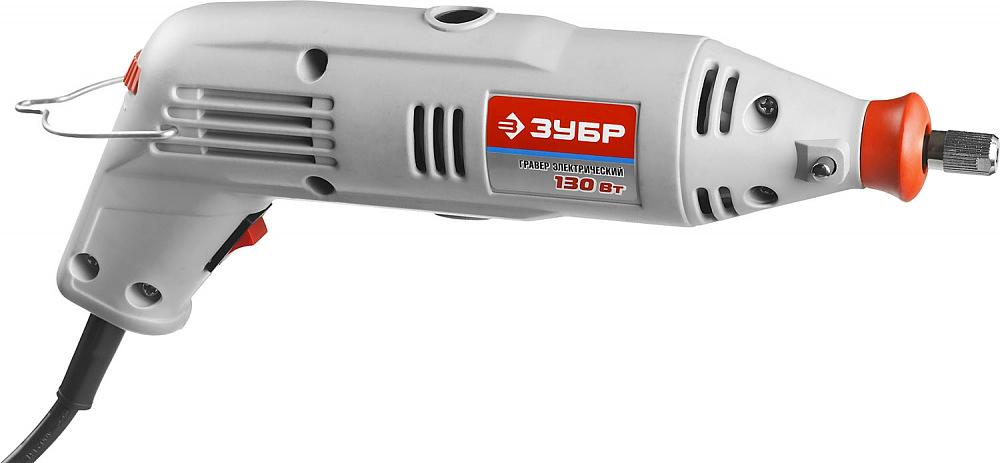 Гравер Зубр ЗГ-130ЭК H219 130Вт насадок:215 кейс фото 1