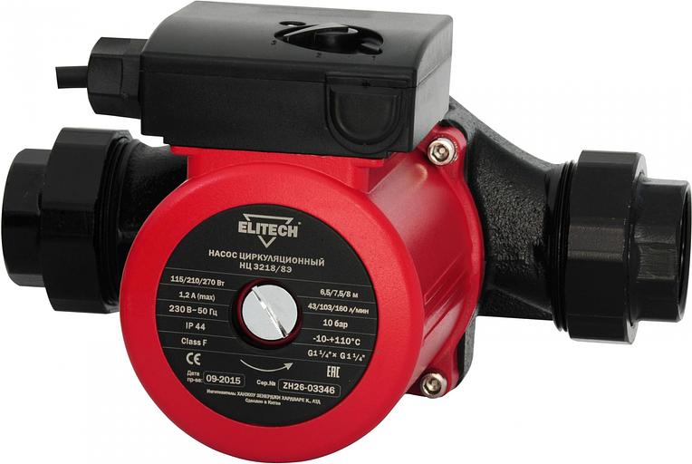 Насос циркуляционный напорный Elitech НЦ 3218/8Э фото 1