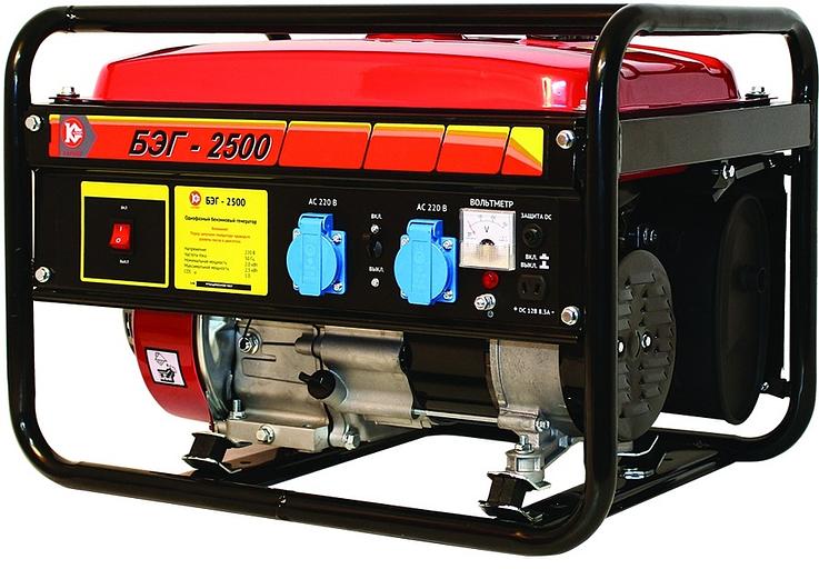 Генератор Калибр БЭГ-2500 2.5кВт фото 1