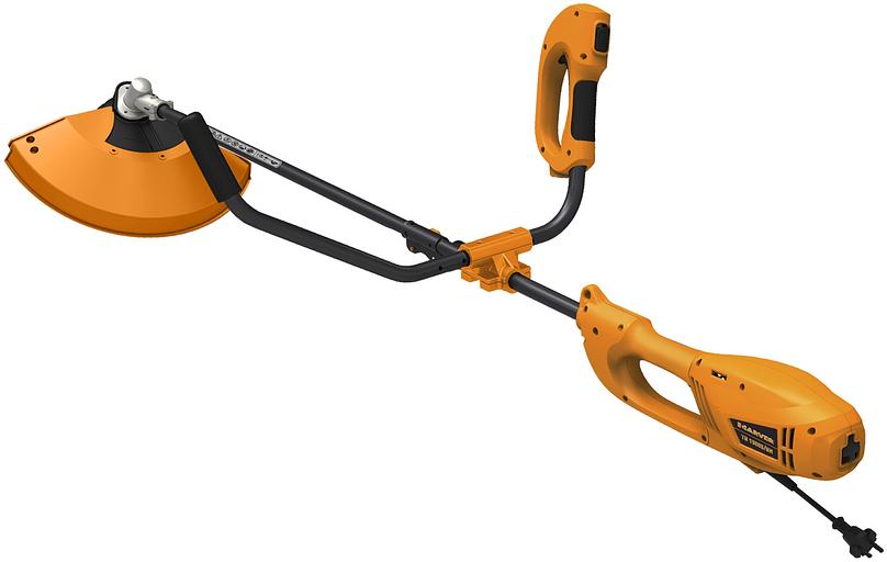 Триммер электрический Carver TR-1500S/BH 1200Вт 1.35л.с. разбор.штан. реж.эл.:леска/нож фото 1