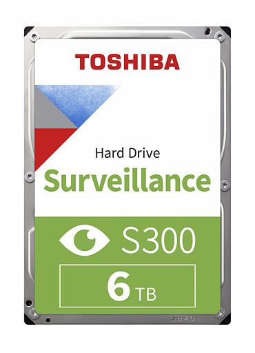 Жесткий диск Toshiba SATA-III 6Tb HDWT860UZSVA Surveillance S300 (5400rpm) 256Mb 3.5" фото 1