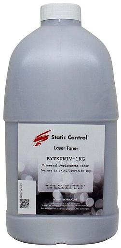 Тонер Static Control KYTKUNIV-10KG черный пакет 10000гр. для принтера Kyocera TK-120/130/140/160/170/1130/1140/3100/3110/3120/3130/4105/435 фото 1