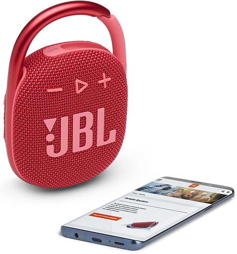 Колонка порт. JBL Clip 4 красный 5W 1.0 BT 15м 500mAh (JBLCLIP4RED) фото 9
