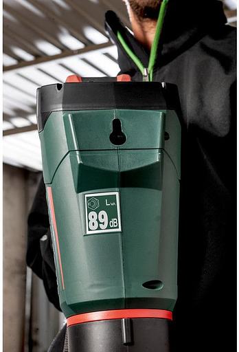 Воздуходувка Metabo LB 18 LTX BL пит.:от аккум. черный/зеленый фото 7
