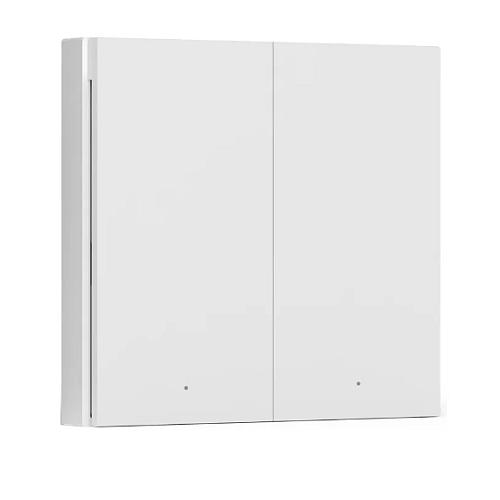 Выключатель для дистанционного управления двухклавишный Aqara Wireless Remote Switch H1 (WRS-R02) фото 1