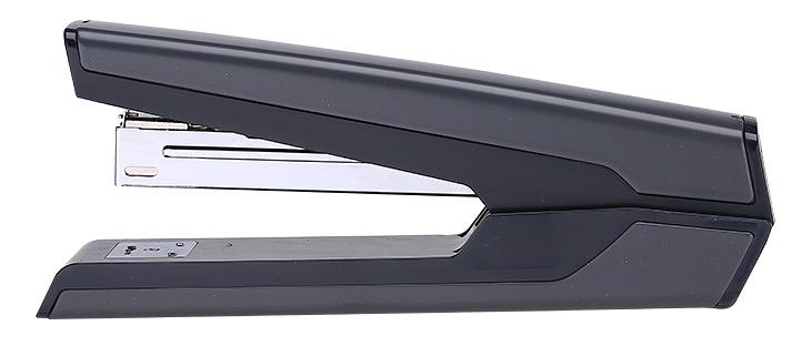 Степлер настольный Deli E0463Black Exceed 24/6 26/6 (25листов) черный 100скоб металл закрытый/открытый коробка фото 2