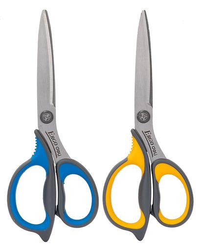 Ножницы Deli E77759 офисные 170мм ручки с резиновой вставкой сталь ассорти фото 3