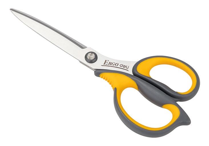 Ножницы Deli E77759 офисные 170мм ручки с резиновой вставкой сталь ассорти фото 6