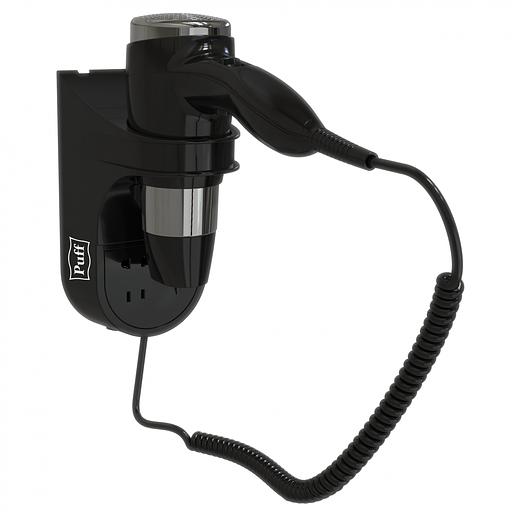 Фен Puff 1600ВlB 1600Вт черный/серебристый фото 1