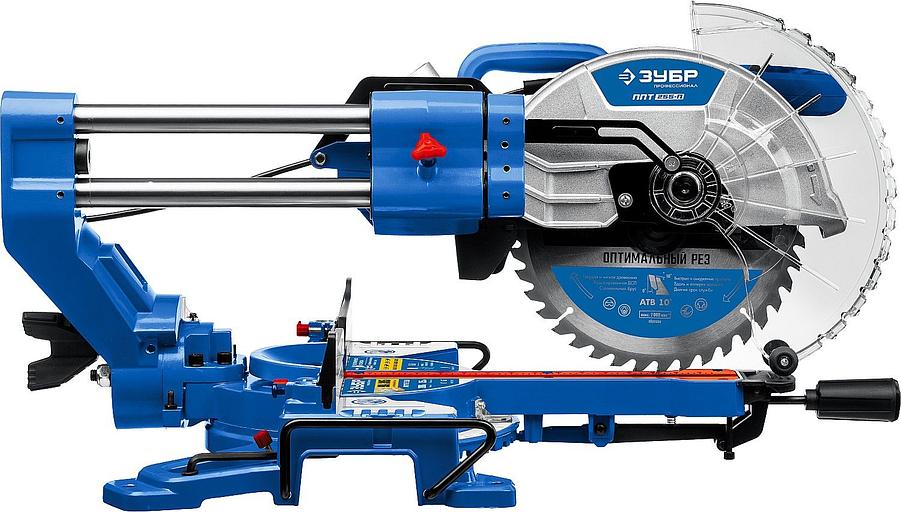 Торцовочная пила Зубр ППТ-255-П 2000Вт 5000об/мин d=255мм фото 4