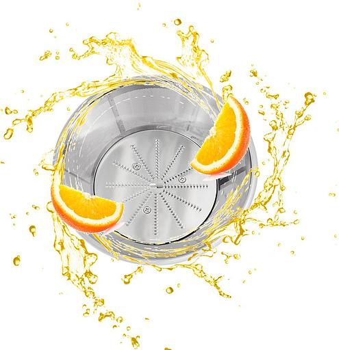 Соковыжималка центробежная Kitfort KT-1120 800Вт стальной/черный фото 6