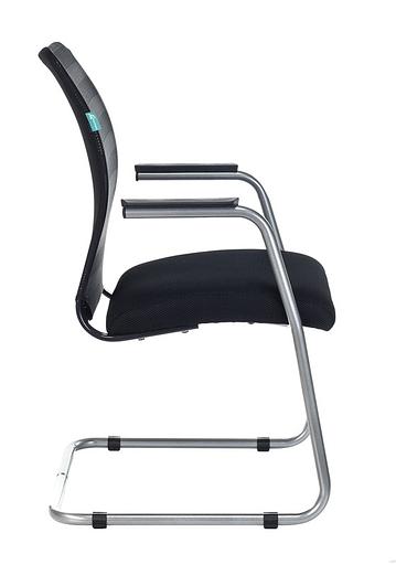 Кресло Бюрократ CH-599AV черный TW-32K01 сиденье черный TW-11 сетка/ткань полозья металл металлик фото 3