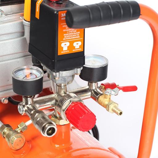 Компрессор поршневой Patriot EURO 24-240K масляный 240л/мин 24л 1500Вт оранжевый фото 3