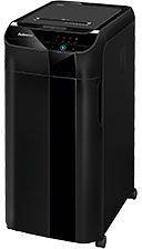 Шредер Fellowes AutoMax 350C с автоподачей (секр.P-4)/фрагменты/350лист./68лтр./скрепки/скобы/пл.карты/CD фото 1