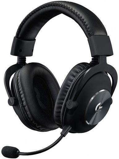Наушники с микрофоном Logitech G Pro X черный 2м накладные оголовье (981-000818) фото 1