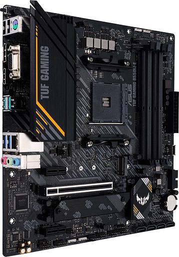 Материнская плата Asus TUF GAMING B550M-E Soc-AM4 AMD B550 4xDDR4 mATX AC`97 8ch(7.1) GbLAN RAID+VGA+HDMI+DP фото 2