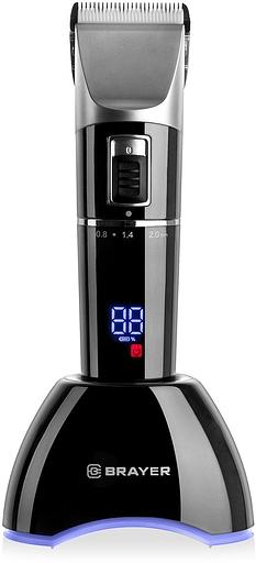 Машинка для стрижки Brayer 3402BR черный (насадок в компл:4шт) фото 1