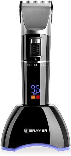 Машинка для стрижки Brayer 3402BR черный (насадок в компл:4шт) фото 2
