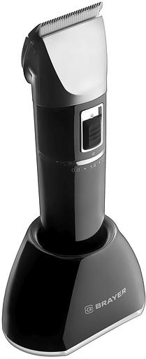 Машинка для стрижки Brayer 3402BR черный (насадок в компл:4шт) фото 4