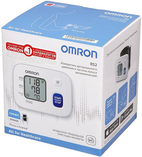 Тонометр автоматический Omron RS2 (HEM-6121-RU) фото 9