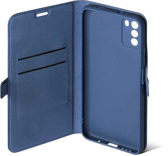 Чехол (флип-кейс) DF для Xiaomi Poco M3 poFlip-03 синий (DF POFLIP-03 (BLUE)) фото 2