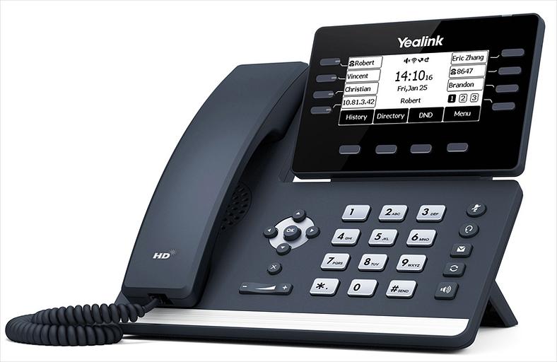 Телефон SIP Yealink SIP-T53 черный фото 1