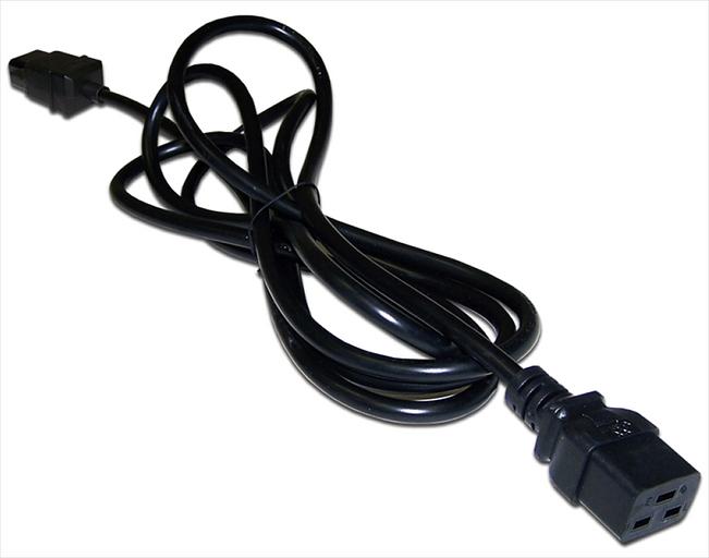 Шнур питания Lanmaster LAN-PP19/20-5.0-BK C19-C20 проводник.:3x1.5мм2 5м 250В 16А (упак.:1шт) черный фото 1