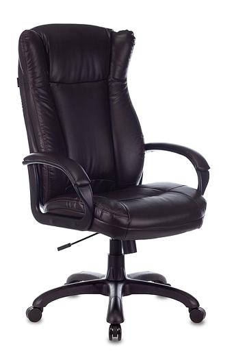 Кресло руководителя Бюрократ CH-879N коричневый Boroko-37 искусственная кожа крестовина пластик фото 1