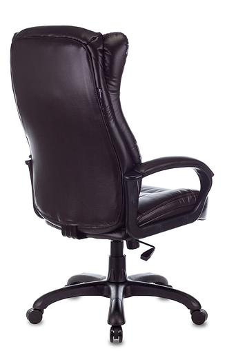 Кресло руководителя Бюрократ CH-879N коричневый Boroko-37 искусственная кожа крестовина пластик фото 4