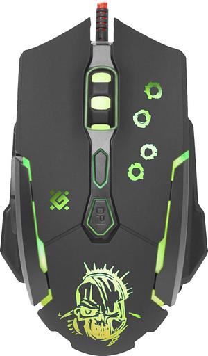 Defender Проводная игровая мышь Killer GM-170L оптика,7кнопок,800-3200dpi Defender Killer GM-170L (52170) фото 2